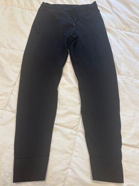 lululemon athletica Black Textured Waffle Joggers